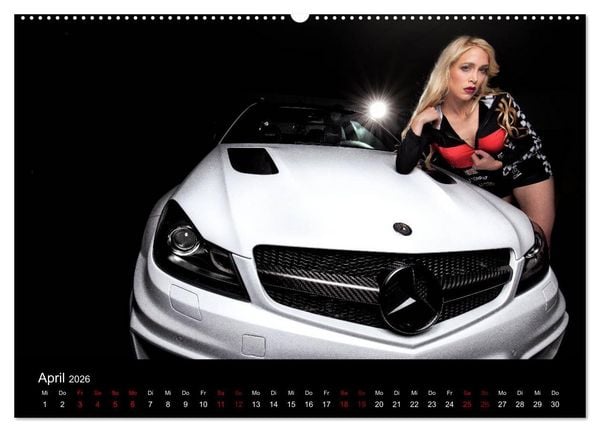Produktbild: Cars and Girls (hochwertiger Premium Wandkalender 2026 DIN A2 quer), Kunstdruck in Hochglanz
