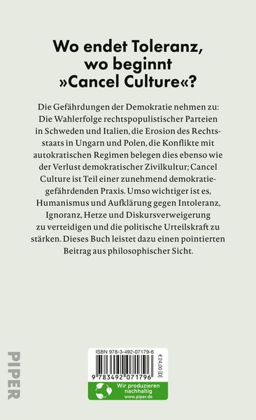 Produktbild: &raquo;Cancel Culture&laquo; &ndash; Ende der Aufkl&auml;rung?