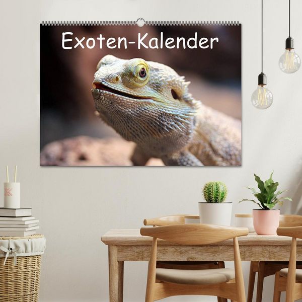 Produktbild: Exoten-Kalender (Wandkalender 2026 DIN A2 quer), CALVENDO Monatskalender