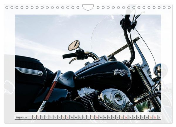 Produktbild: Legend&auml;re Linien &ndash; Harley Road King im Detail (Wandkalender 2026 DIN A4 quer), CALVENDO Monatskalender