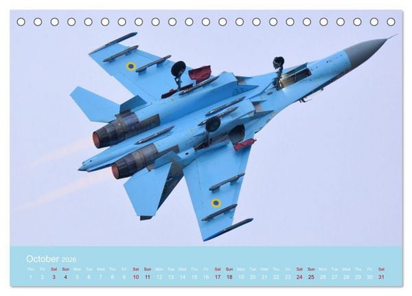 Produktbild: Stunning Aircraft (Desk Calendar 2026 DIN A5 landscape), CALVENDO 12 Month DeskCalendar