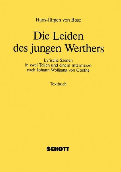 Produktbild: Die Leiden des jungen Werthers