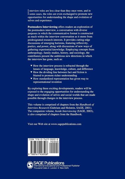 Produktbild: Postmodern Interviewing