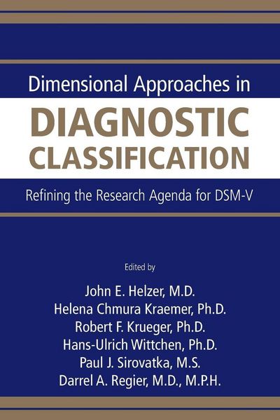 Produktbild: Dimensional Approaches in Diagnostic Classification