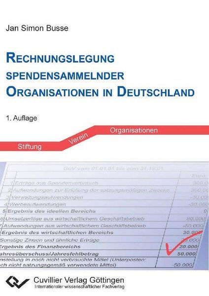 Produktbild: Rechnungslegung spendensammelnder Organisationen in Deutschland