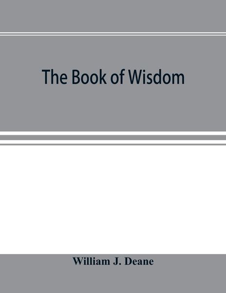 Produktbild: The book of Wisdom