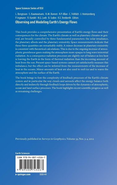 Produktbild: Observing and Modeling Earth's Energy Flows