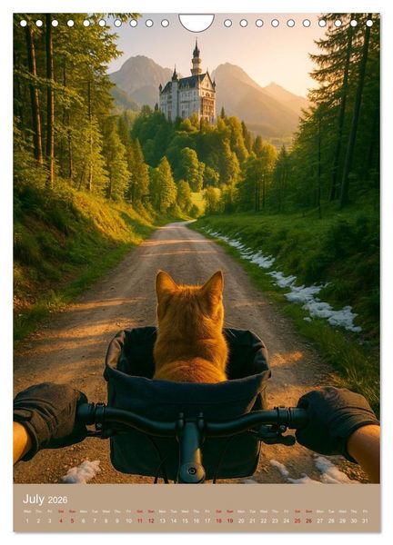 Produktbild: Cycling in Germany (Wall Calendar 2026 DIN A4 portrait), CALVENDO 12 Month Wall Calendar