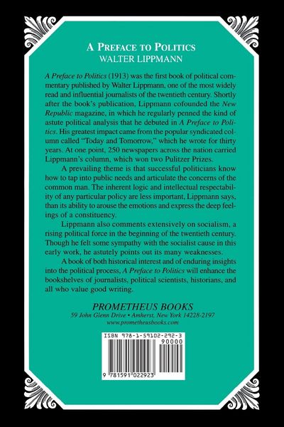 Produktbild: Preface to Politics