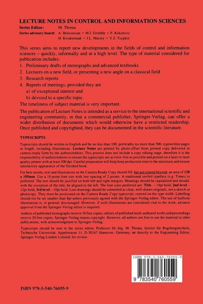 Produktbild: Recent Advances in Control and Optimization of Manufacturing Systems
