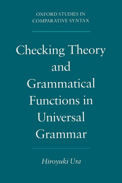 Produktbild: Checking Theory and Grammatical Functions in Universal Grammar