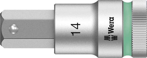 Produktbild: Wera 8740 C HF 05003827001 Innen-Sechskant Steckschl&uuml;ssel-Bit-Einsatz 14 mm 1/2" (12.5 mm)