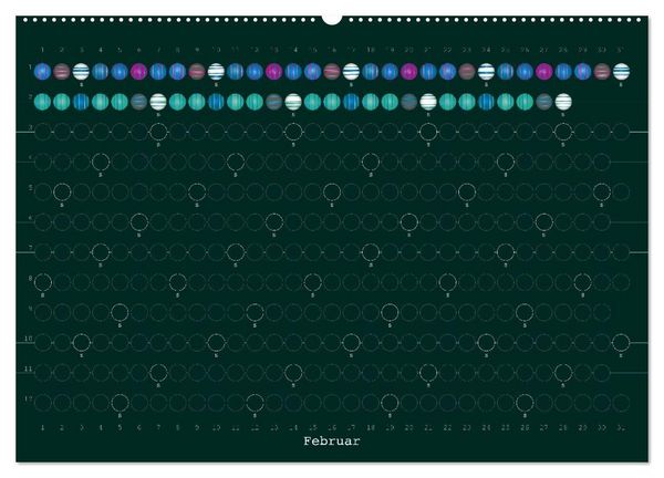 Produktbild: Perlenkalender (Wandkalender 2027 DIN A2 quer), CALVENDO Monatskalender