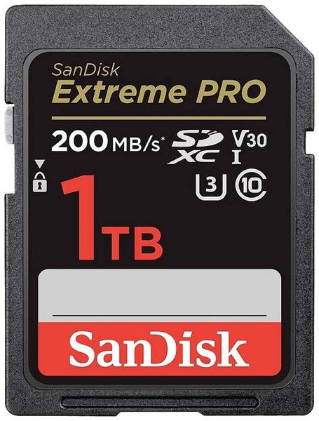 SanDisk Extreme PRO SDXC-Karte 1000GB Class 10 UHS-I stoßsicher, Wasserdicht