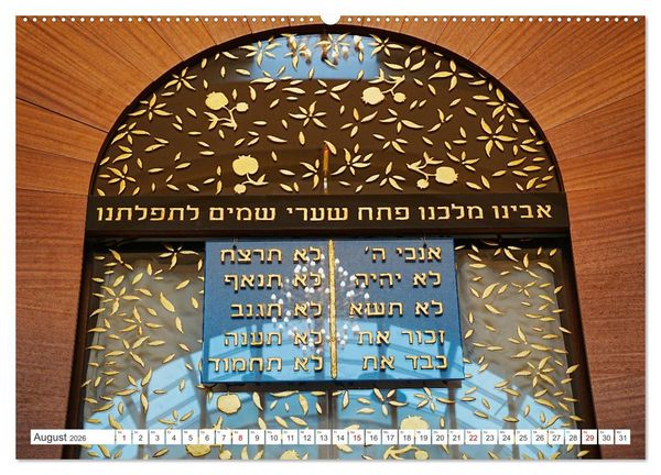 Produktbild: Synagogen im Baltikum (hochwertiger Premium Wandkalender 2026 DIN A2 quer), Kunstdruck in Hochglanz