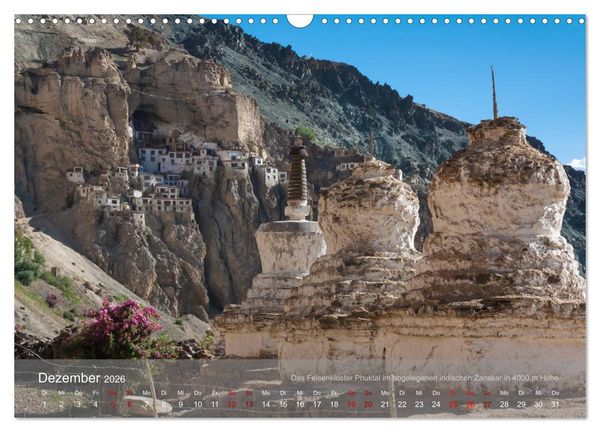 Produktbild: Buddhistische Kl&ouml;ster im Himalaya (Wandkalender 2026 DIN A3 quer), CALVENDO Monatskalender