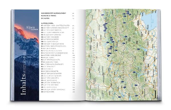 Produktbild: Alpengl&uuml;hen - 30 Wandertouren durch leuchtende Alpenlandschaften