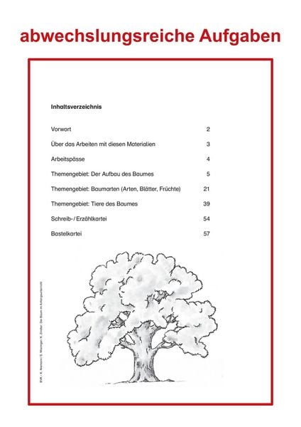 Produktbild: Der Baum im Anfangsunterricht