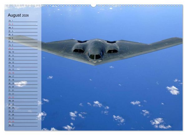 Produktbild: Kampfflugzeuge USA (hochwertiger Premium Wandkalender 2026 DIN A2 quer), Kunstdruck in Hochglanz