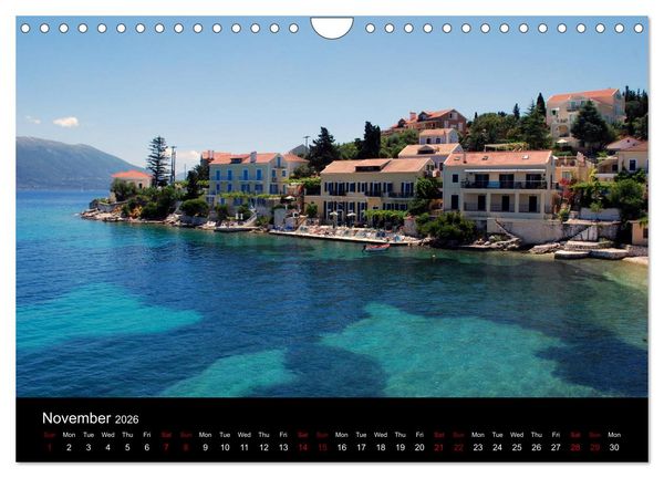 Produktbild: Kefalonia - Dreams of Greece (Wall Calendar 2026 DIN A4 landscape), CALVENDO 12 Month Wall Calendar