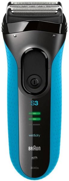 Braun Series 3 3045S Folienrasierer Blau, Schwarz