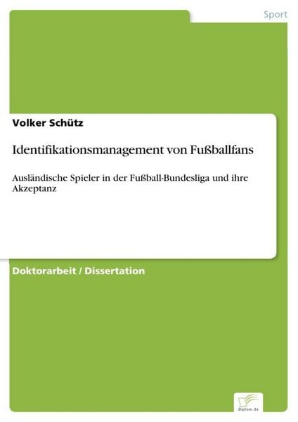 Produktbild: Identifikationsmanagement von Fu&szlig;ballfans