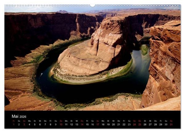 Produktbild: USA-S&uuml;dwesten von seiner sch&ouml;nsten Seite 2026 (Wandkalender 2026 DIN A2 quer), CALVENDO Monatskalender