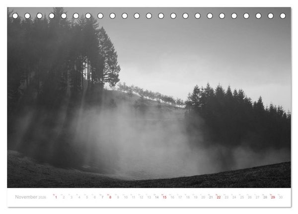 Produktbild: Mystischer Schwarzwald (Tischkalender 2026 DIN A5 quer), CALVENDO Monatskalender
