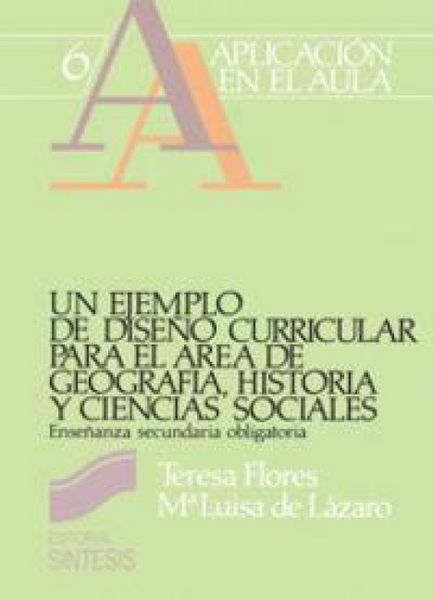 Produktbild: Un ejemplo de dise&ntilde;o curricular para el &aacute;rea de geografia, historia y ciencias sociales en la ESO