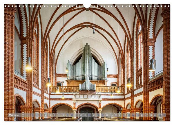 Produktbild: Bremer Kirchen von Innen (Wandkalender 2026 DIN A3 quer), CALVENDO Monatskalender