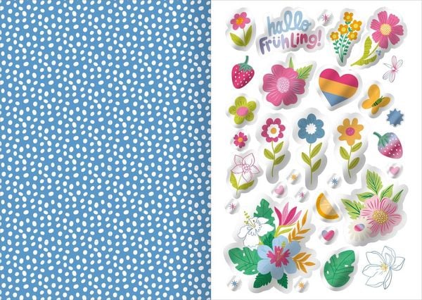 Produktbild: I Love to Bloom &ndash; Sticker-Liebe