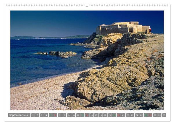 Produktbild: Cote d' Azur II - Sonnenk&uuml;ste Frankreichs (hochwertiger Premium Wandkalender 2026 DIN A2 quer), Kunstdruck in Hochglanz