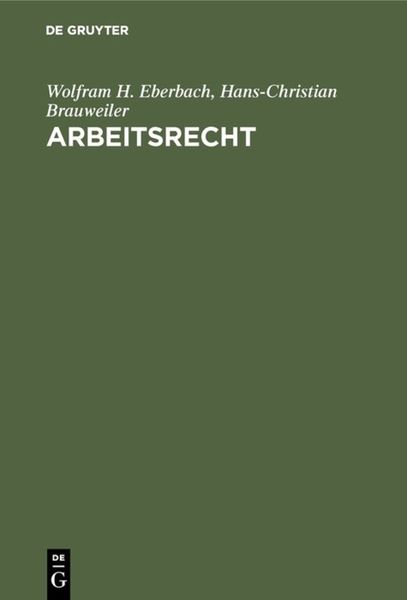 Produktbild: Arbeitsrecht