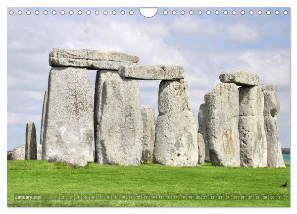 Produktbild: Mysterious Stonehenge (Wall Calendar 2026 DIN A4 landscape), CALVENDO 12 Month Wall Calendar