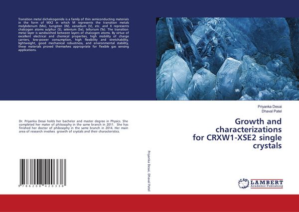 Produktbild: Growth and characterizations for CRXW1-XSE2 single crystals