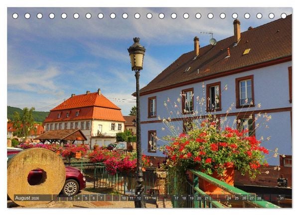 Produktbild: Bienvenue &agrave; Wissembourg. Spaziergang durch Wei&szlig;enburg im Elsass (Tischkalender 2026 DIN A5 quer), CALVENDO Monatskalender