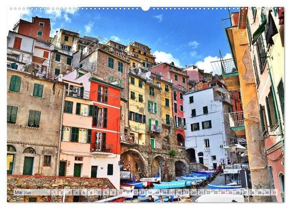 Produktbild: SCHMUCKST&Uuml;CKE der CINQUE TERRE (Wandkalender 2026 DIN A2 quer), CALVENDO Monatskalender