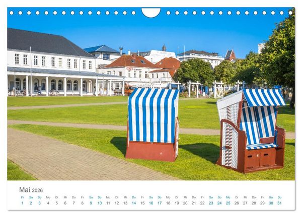Produktbild: Norderney Sehnsuchtskalender (Wandkalender 2026 DIN A4 quer), CALVENDO Monatskalender