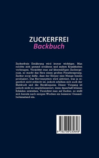 Produktbild: Zuckerfrei Backbuch