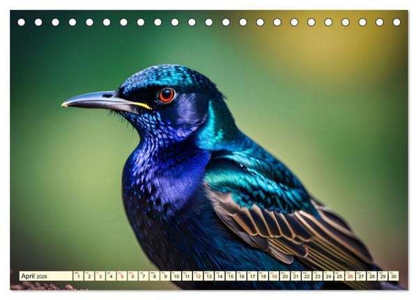 Produktbild: Africa's diverse birdlife (Desk Calendar 2026 DIN A5 landscape), CALVENDO 12 Month DeskCalendar