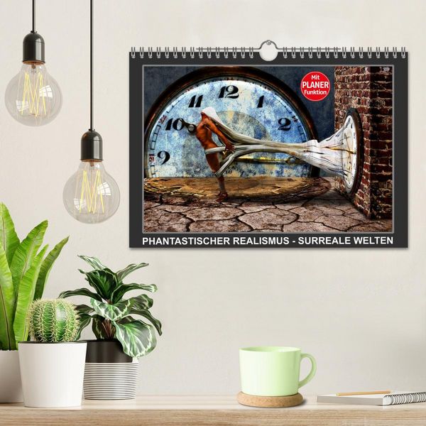 Produktbild: PHANTASTISCHER REALISMUS - SURREALE WELTEN (Wandkalender 2026 DIN A4 quer), CALVENDO Monatskalender