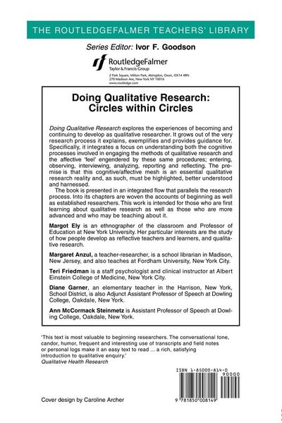 Produktbild: Doing Qualitative Research