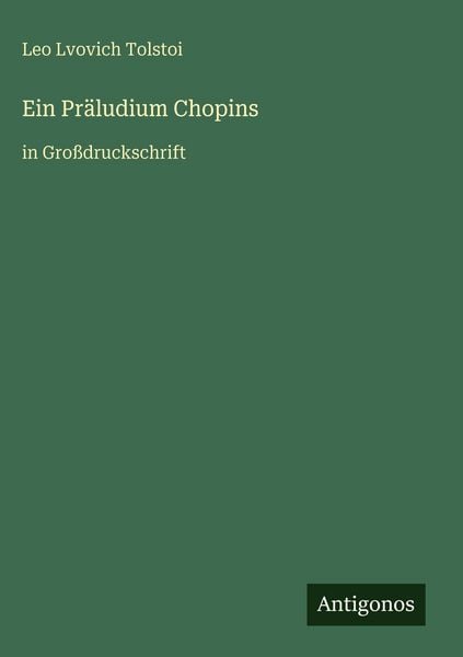 Produktbild: Ein Pr&auml;ludium Chopins