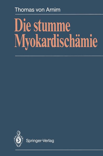 Produktbild: Die stumme Myokardisch&auml;mie