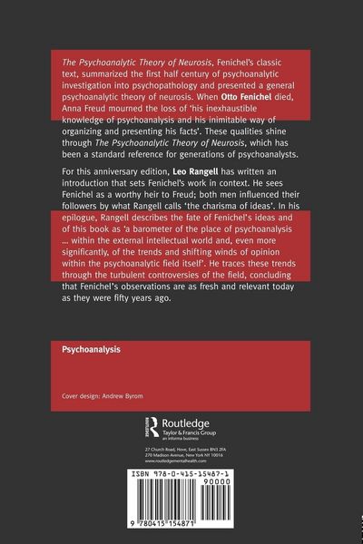 Produktbild: The Psychoanalytic Theory of Neurosis