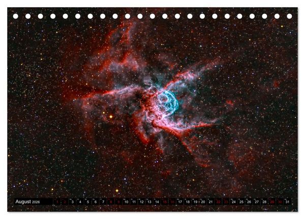 Produktbild: Deepsky XVII (Tischkalender 2026 DIN A5 quer), CALVENDO Monatskalender
