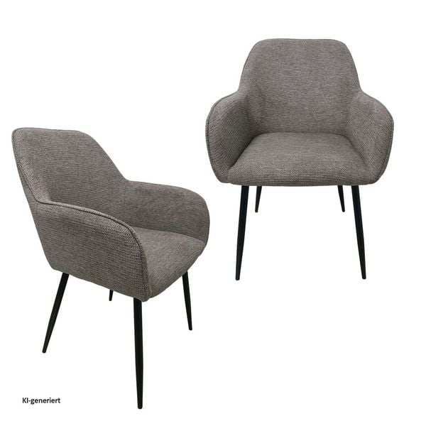 Produktbild: HTI-Living Stuhl Albany Waffle Hellbraun 2er-Set Stuhl Albany Waffle Hellbraun 2er-Set
