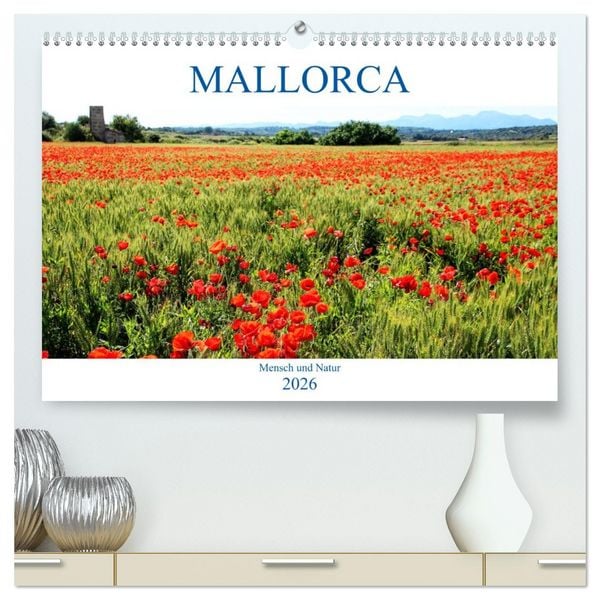 Produktbild: MALLORCA Mensch und Natur (hochwertiger Premium Wandkalender 2026 DIN A2 quer), Kunstdruck in Hochglanz