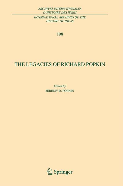 Produktbild: The Legacies of Richard Popkin