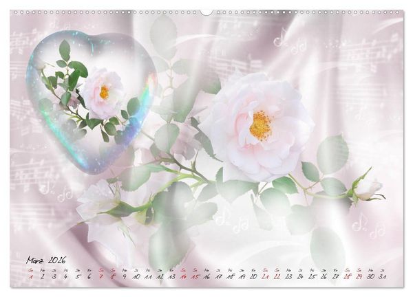 Produktbild: Zeit f&uuml;r Emotionen Bastelkalender (hochwertiger Premium Wandkalender 2026 DIN A2 quer), Kunstdruck in Hochglanz